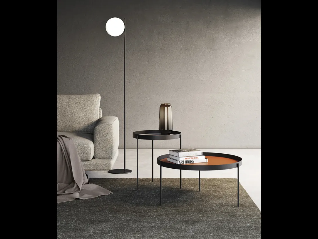 Tavolino Floyd in MDF laccato di Doimo Salotti