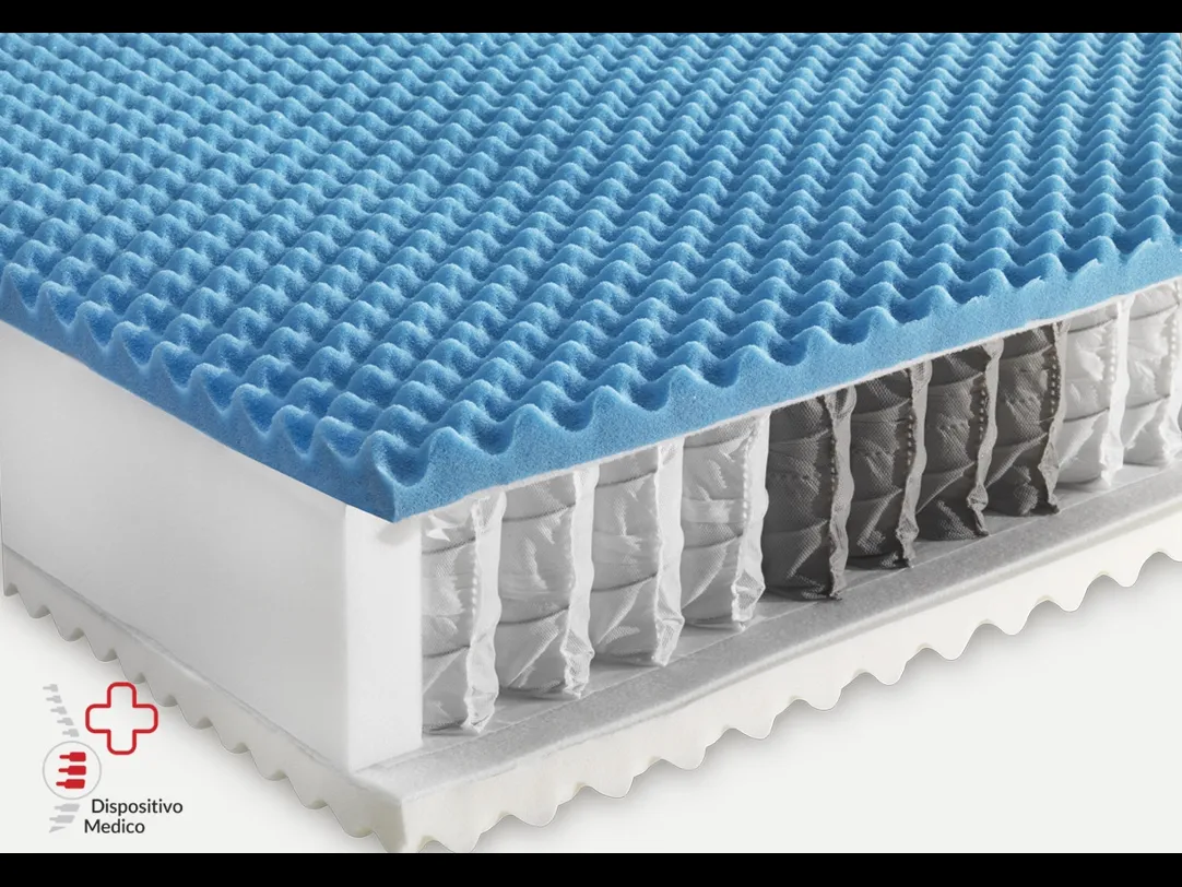 Materasso Sublime Sfoderabile a molle insacchettate de Idormibene