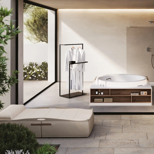 Vasca da Bagno idromassaggio freestanding Aretusa di Disenia