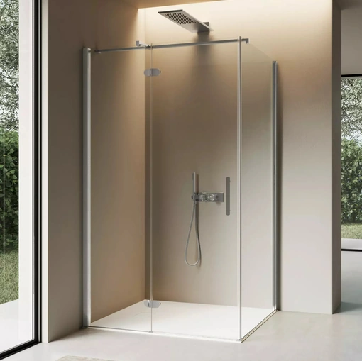 Box doccia battente Flipper di Disenia