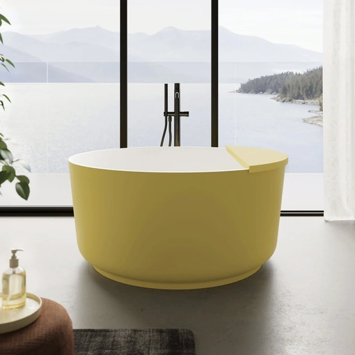 Vasca da Bagno freestanding Soul in M-Solid di Disenia