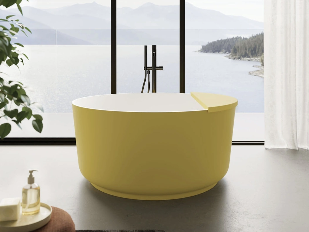 Vasca da Bagno freestanding Soul in M-Solid di Disenia