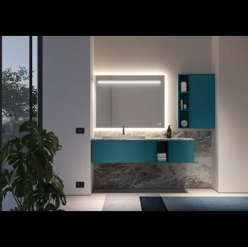 Mobile da Bagno sospeso Dogma 04 di Ideagroup
