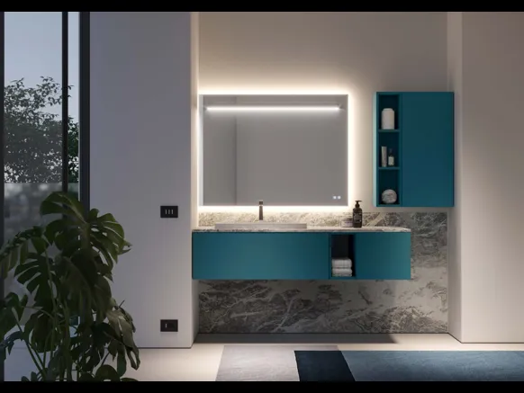 Mobile da Bagno sospeso Dogma 04 di Ideagroup