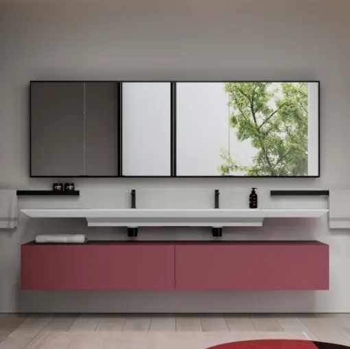 Mobile da Bagno sospeso Dogma 17 di Ideagroup