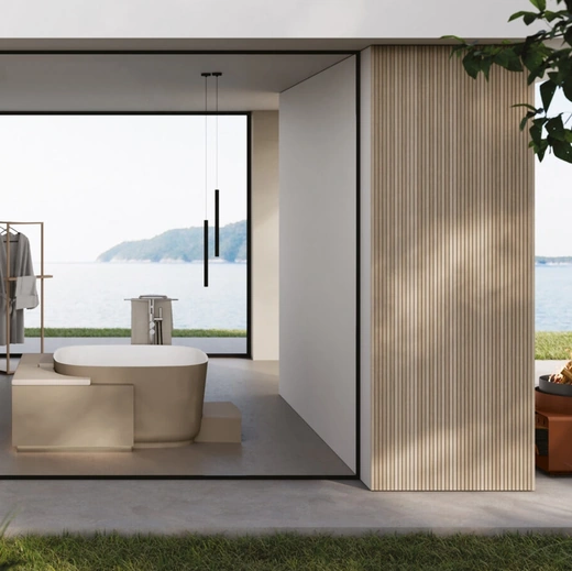 Vasca da Bagno idromassaggio freestanding Fonte di Disenia