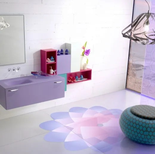 Mobile da bagno moderno Forme 03 di Synergie