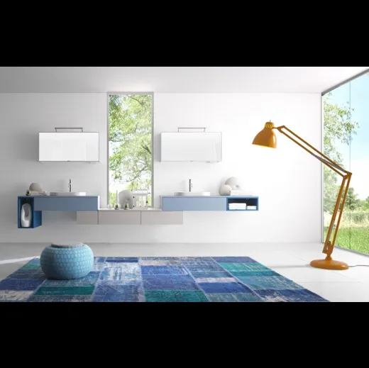 Mobile da bagno moderno Forme 13 di Synergie