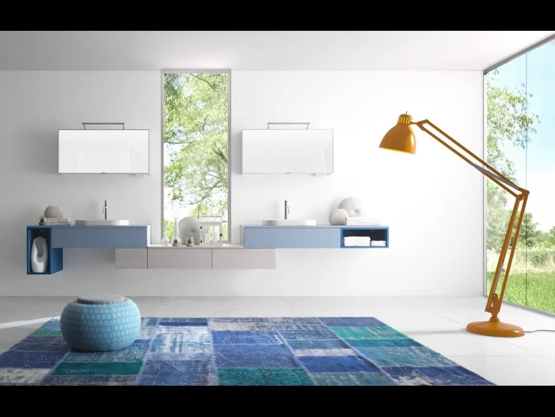 Mobile da bagno moderno Forme 13 di Synergie