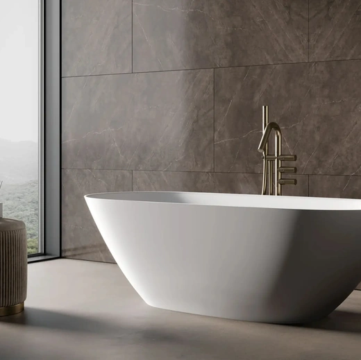 Vasca da Bagno freestanding Home in M-Solid e M-Lux di Disenia