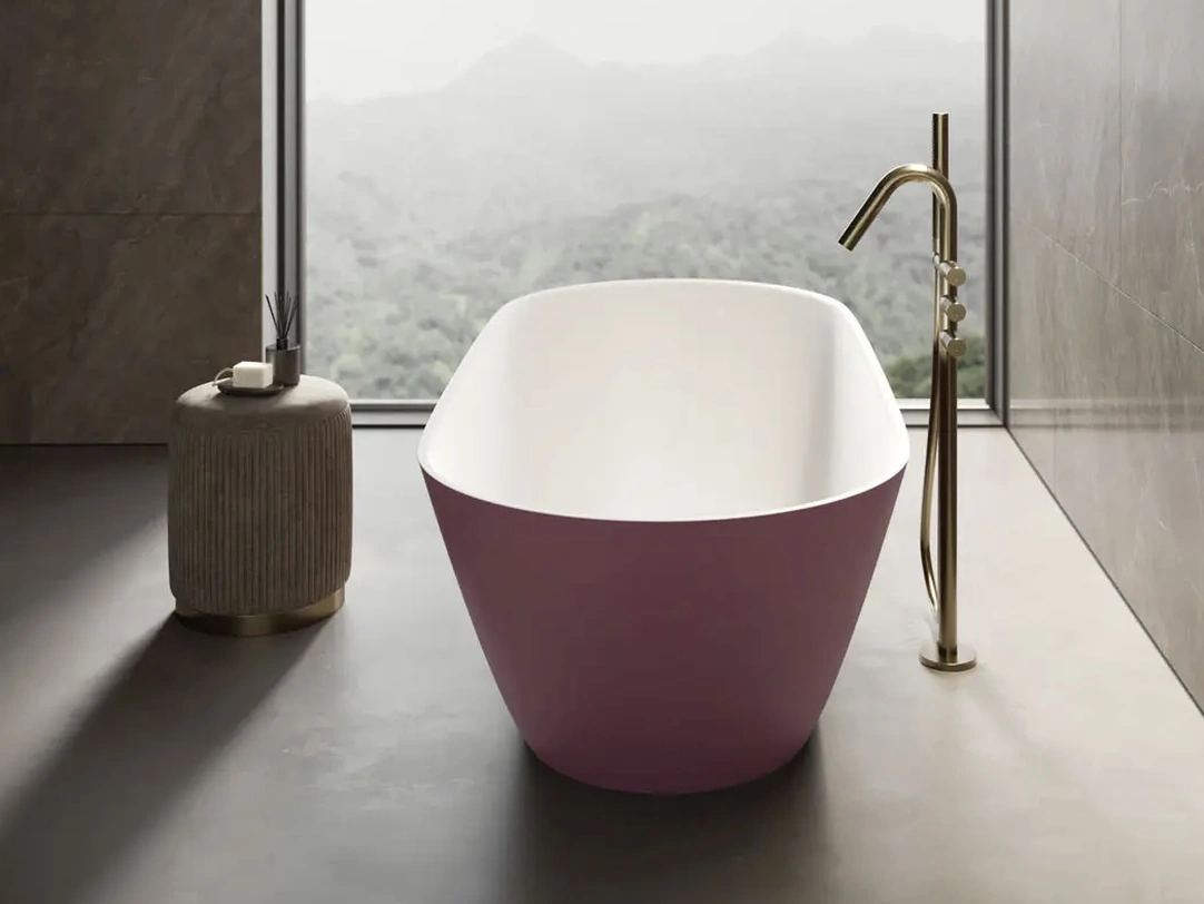 Vasca da Bagno freestanding Home in M-Solid e M-Lux di Disenia