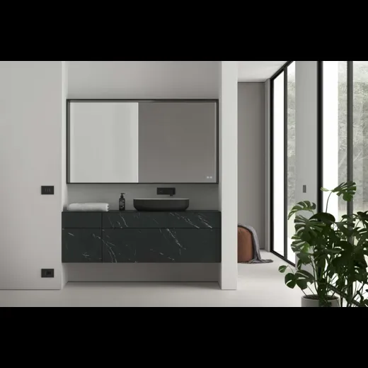 Mobile da Bagno sospeso in gres Dogma 02 di Ideagroup
