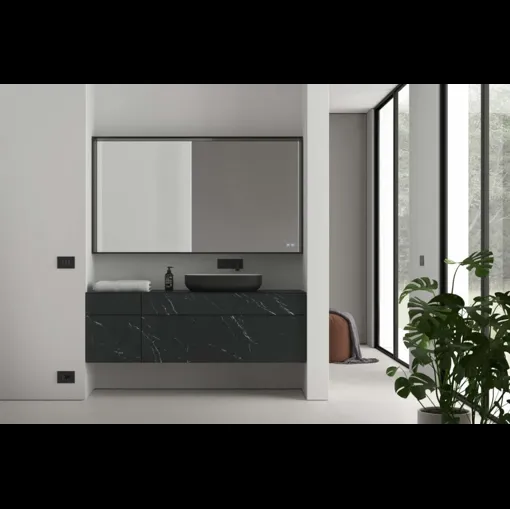 Mobile da Bagno sospeso in gres Dogma 02 di Ideagroup