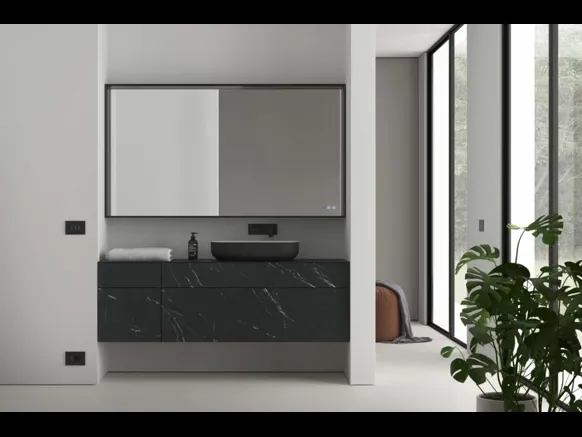 Mobile da Bagno sospeso in gres Dogma 02 di Ideagroup