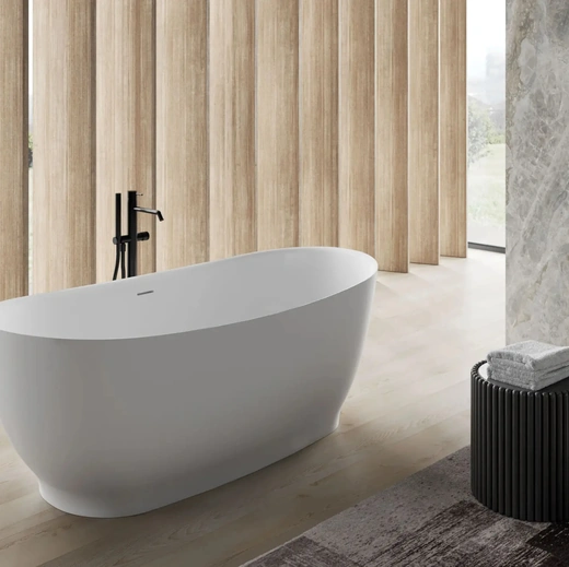 Vasca da Bagno freestanding Ischia in Cristalplant di Disenia