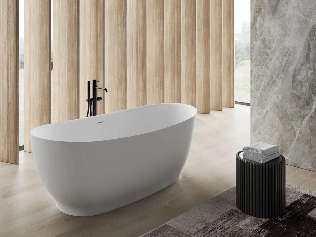 Vasca da Bagno freestanding Ischia in Cristalplant di Disenia