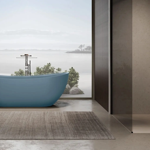 Vasca da Bagno freestanding Kuna in Aquatek Light di Disenia