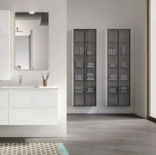 Mobile bagno sospeso Fresh Monoblocco 01 di Synergie