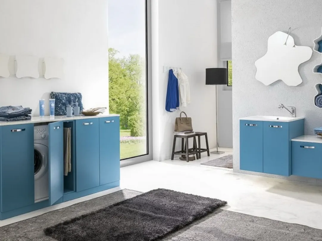 Mobile per lavanderia in laccato opaco Multipratici 05 di Synergie