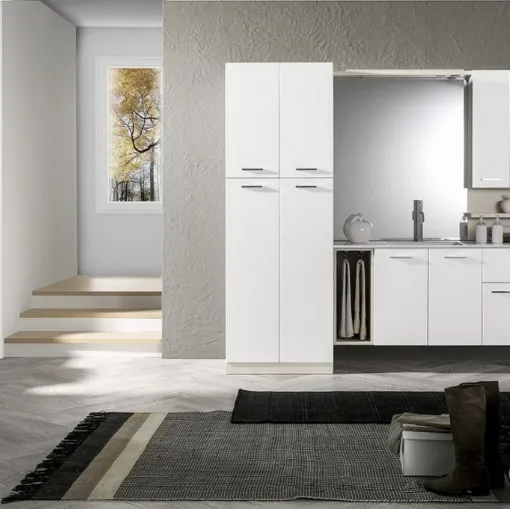 Mobile per lavanderia in laccato opaco Multipratici 10 di Synergie