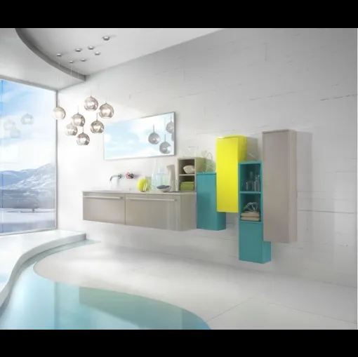 Mobile da Bagno sospeso Forme 06 di Synergie
