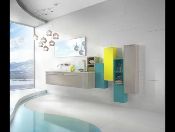 Mobile da Bagno sospeso Forme 06 di Synergie