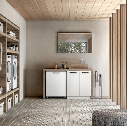 Mobile bagno per lavanderia Multipratici 04 di Synergie