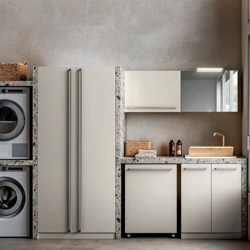 Mobile da Bagno per lavanderia Multipratici 08 di Synergie