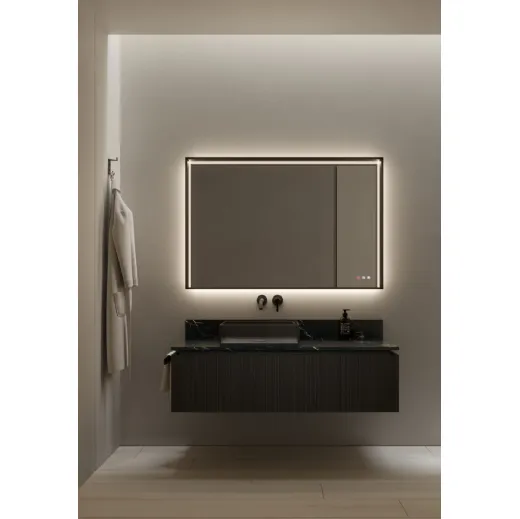 Mobile da Bagno sospeso ViaCondotti 07 in rovere moro di Ideagroup