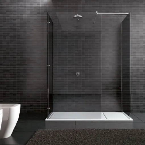 Box Doccia senza profili Walk-in di Ideagroup