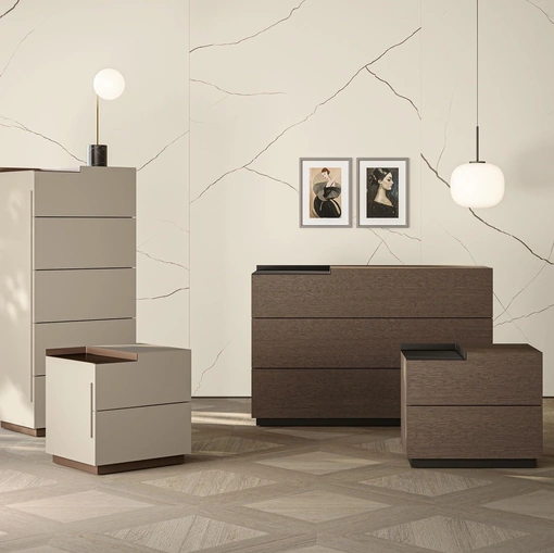 Gruppo Notte City in legno o laccato opaco di Morassutti