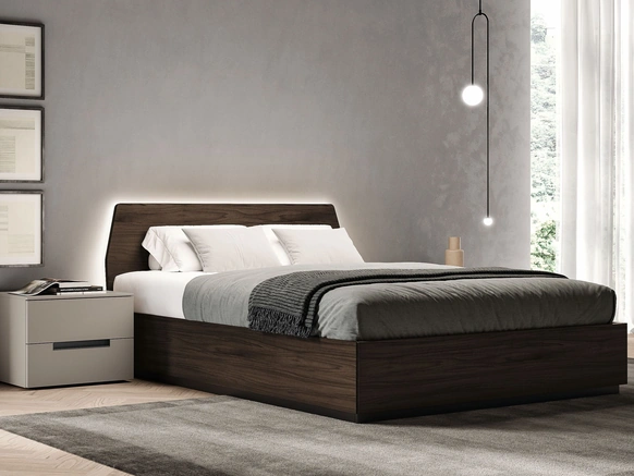 Letto Polar con box contenitore di Spagnol Mobili