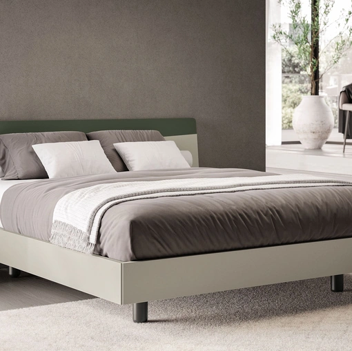 Letto con testiera Fred di Spagnol Mobili