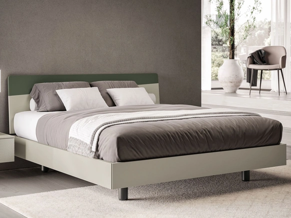 Letto con testiera Fred di Spagnol Mobili