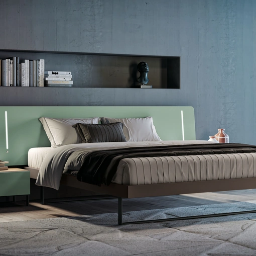 Letto matrimoniale Jerry di Spagnol Mobili