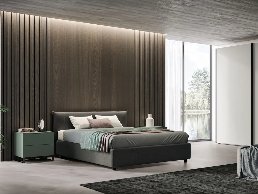 Letto Love Me con box contenitore di Spagnol Mobili