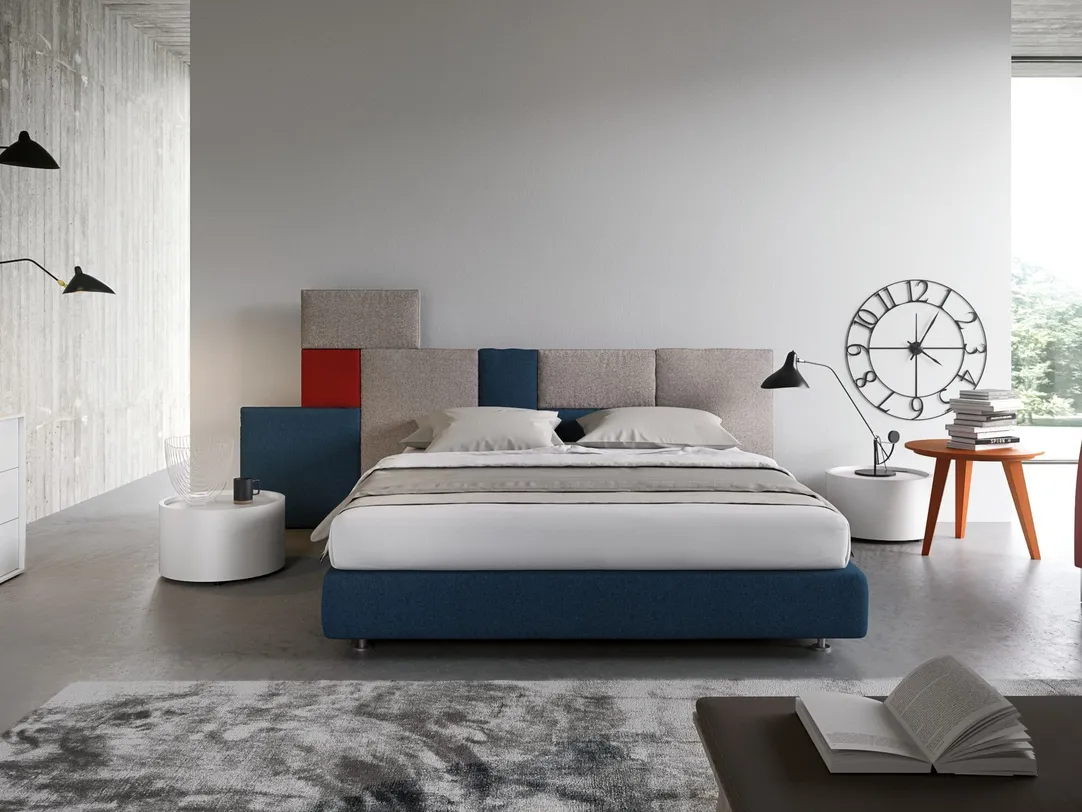 Letto matrimoniale Pentagramma di Spagnol Mobili