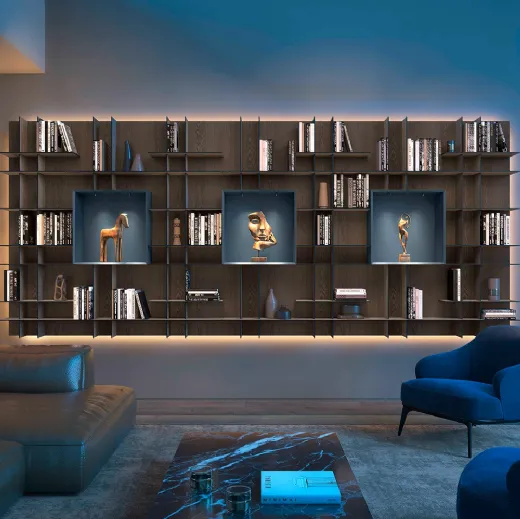 Libreria sospesa Movida in Rovere di Olivieri