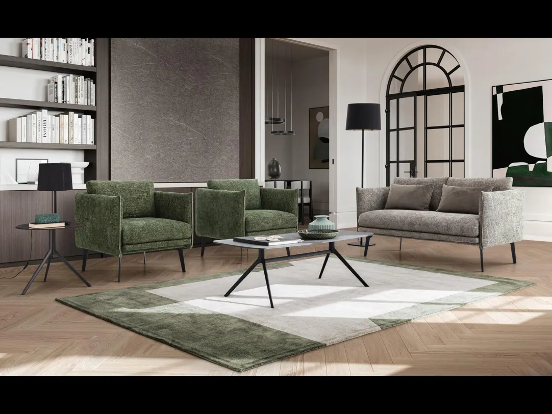 Divano a due posti in tessuto Boon Loveseat di Le Comfort