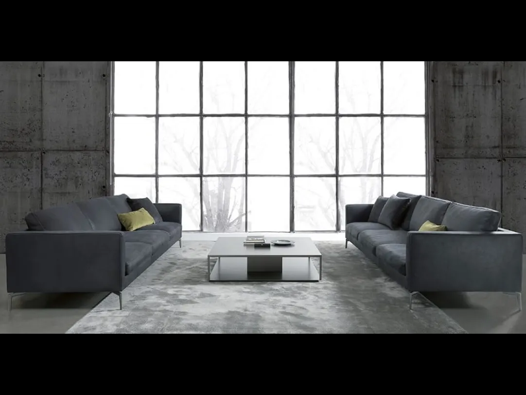 Divano lineare Brando di Barzaghi Salotti