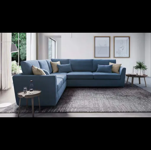 Divano in tessuto ad angolo Lola di Le Comfort