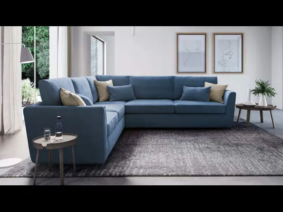 Divano in tessuto ad angolo Lola di Le Comfort
