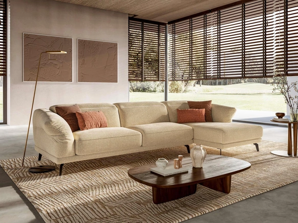 Divano con penisola Sky di Le Comfort