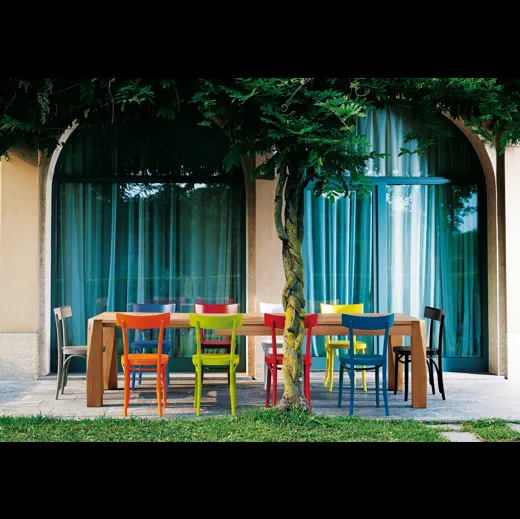 Sedia in legno di faggio, disponibile in una vasta gamma di colori, Brera di Colico