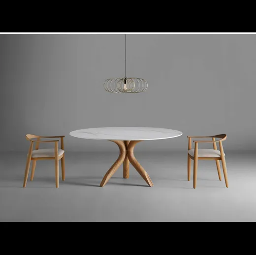 Sedia Odyssèe in legno con seduta imbottita di Colico