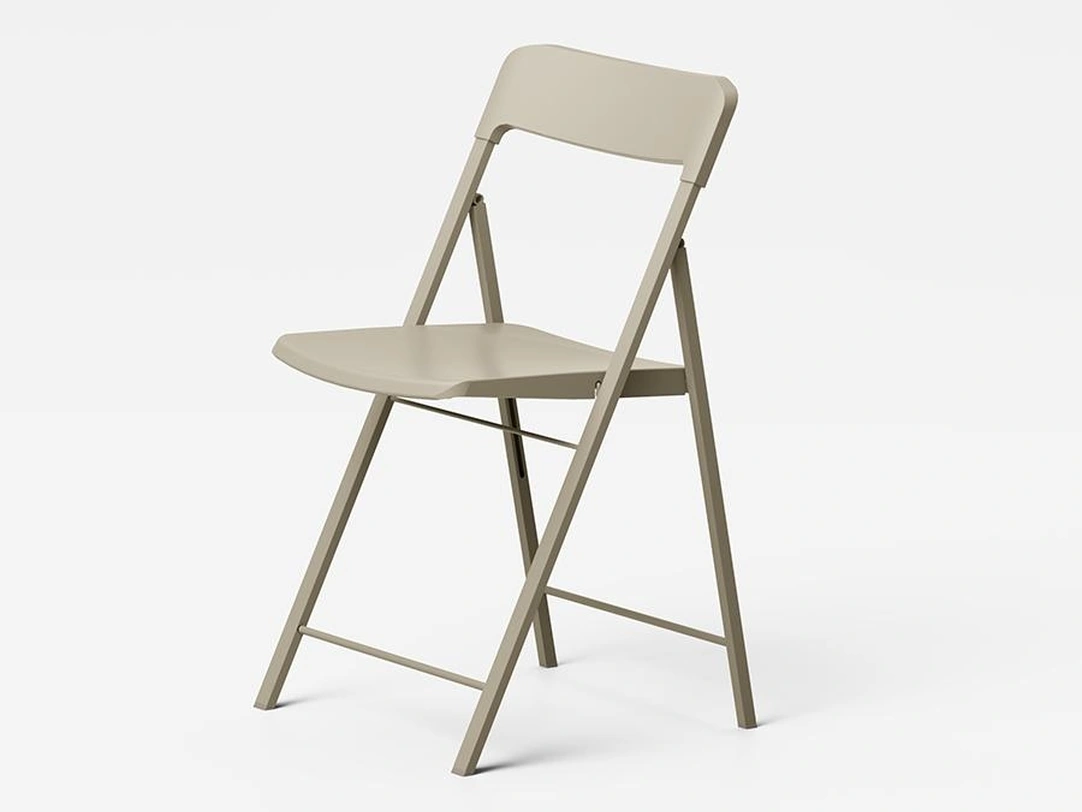 Sedia pieghevole Zeta un plastica e acciaio di Pezzani