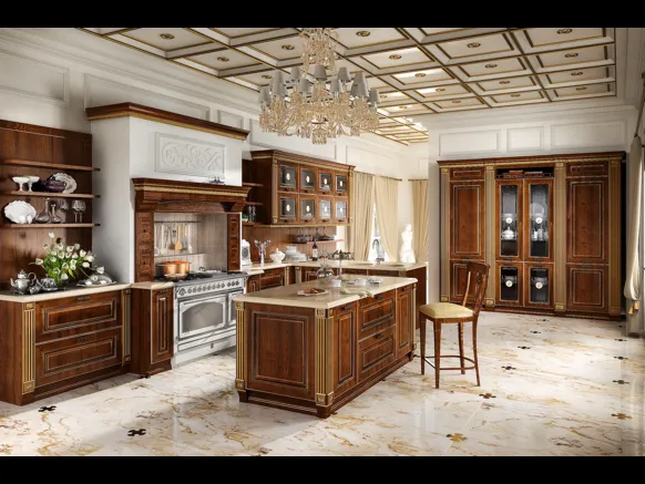 Cucina Classica Imperial con isola di Home Cucine