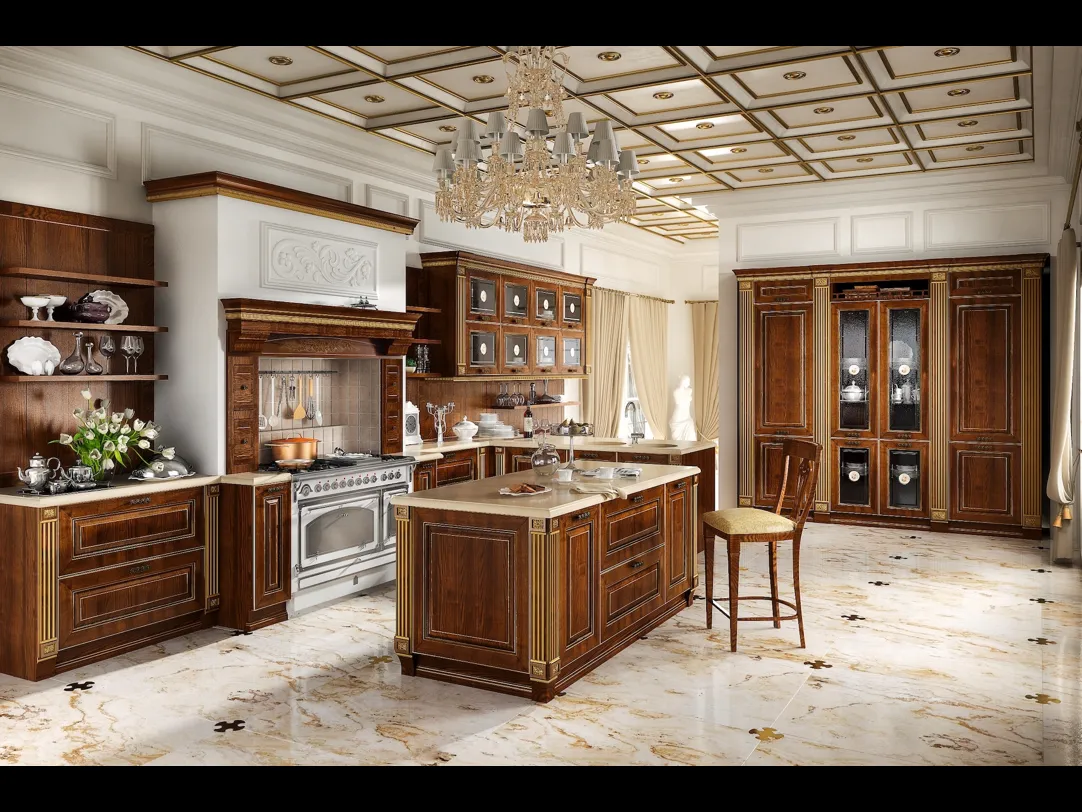 Cucina Classica Imperial con isola di Home Cucine