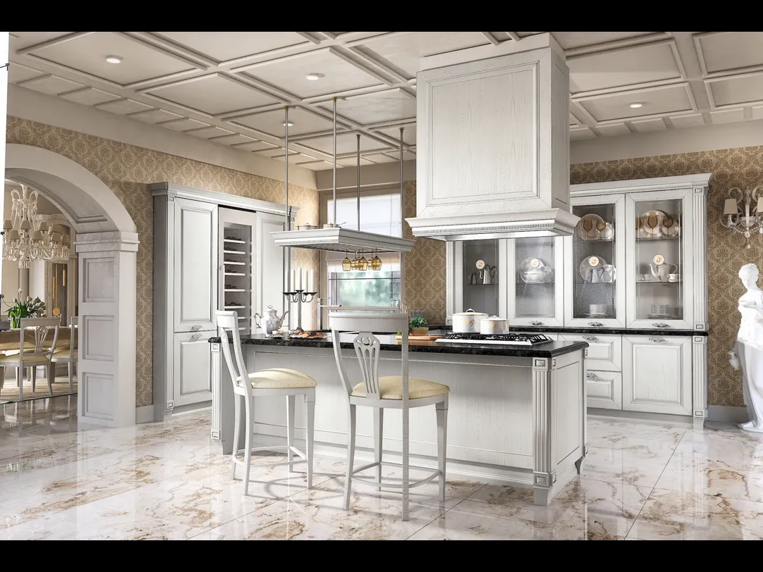 Cucina Classica Imperial con isola di Home Cucine