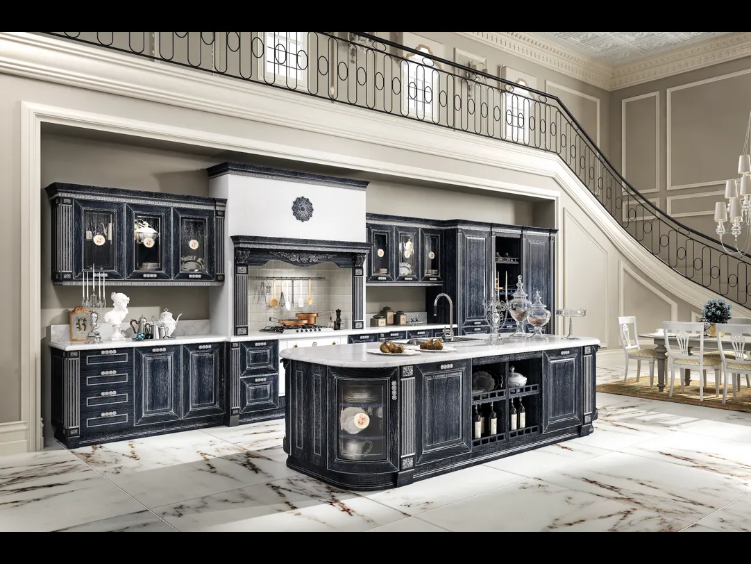 Cucina Classica Imperial con isola di Home Cucine